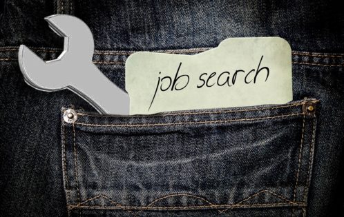 note "job search" dans la poche recherche d'emploi